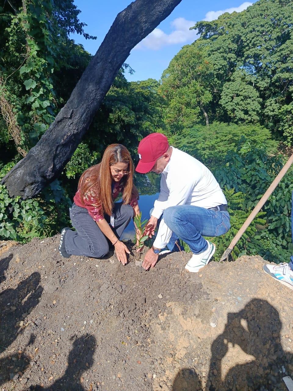 FUNDACIÓN TE QUIERO VERDE RD Jornada de Reforestación en el Río Jaya Sembramos vida para un futuro más verde.